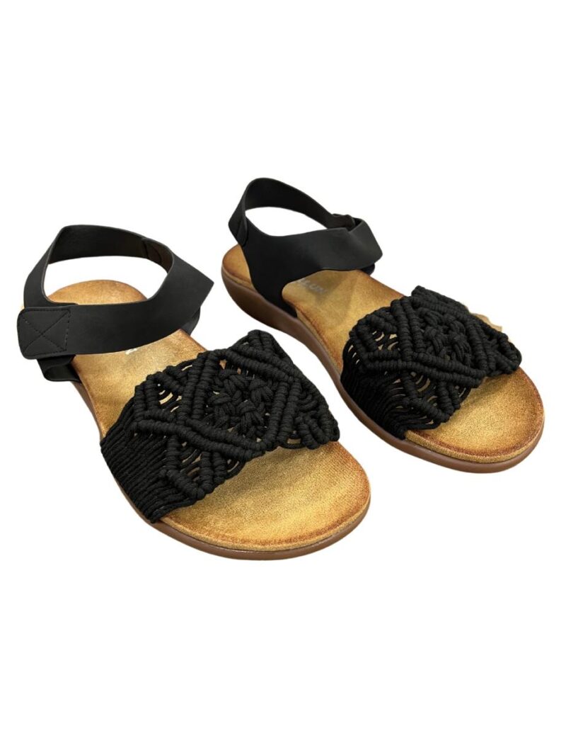 Sandalia Islote Negro - Imagen 2