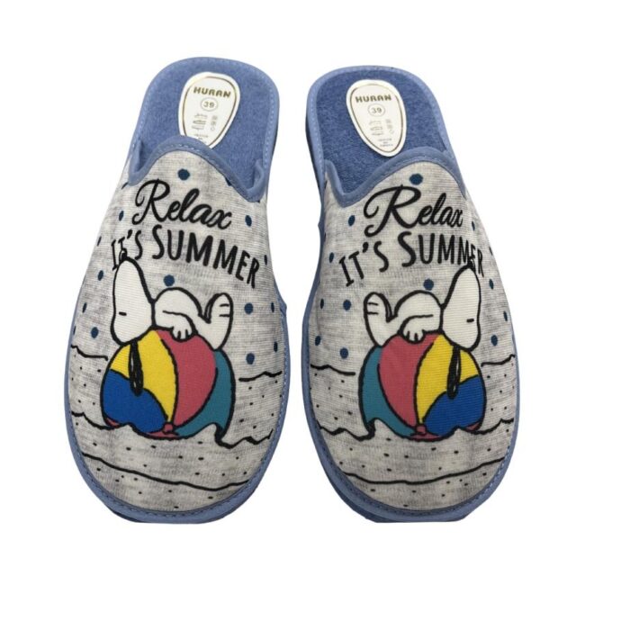 Zapatilla Snoopy Azul Vaquero