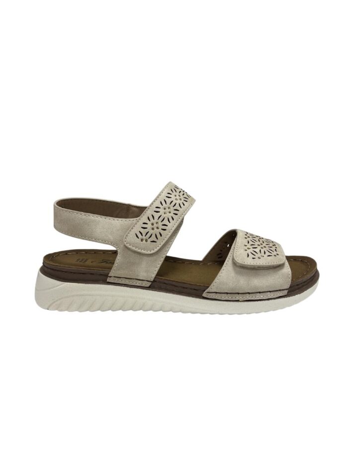 Sandalia Caprala Beige