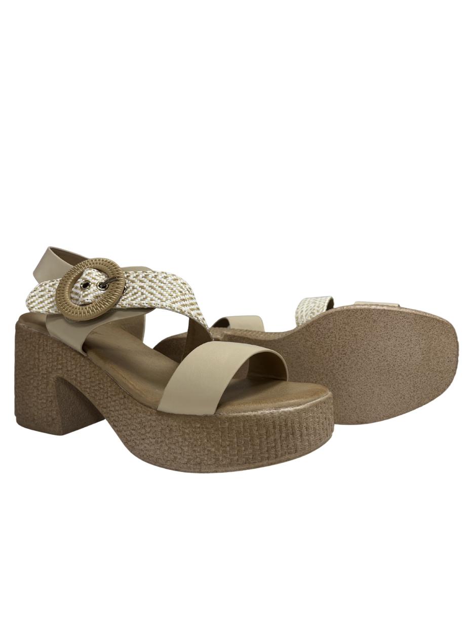 Sandalia Paula Beige - Imagen 3