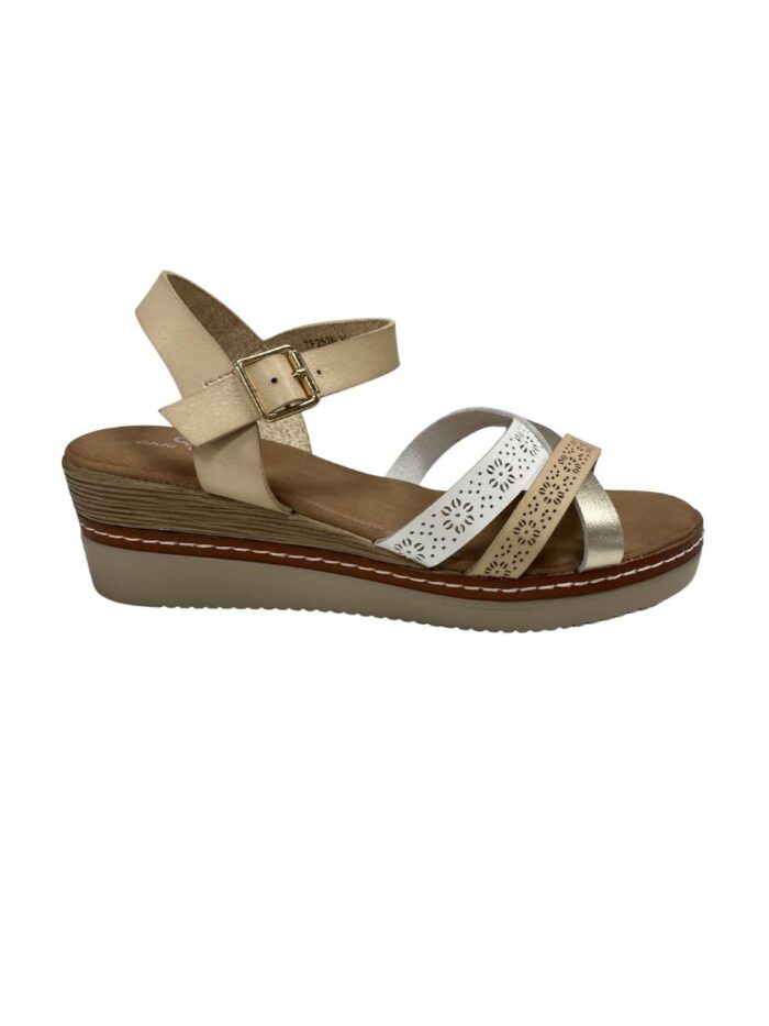 Sandalia Begoña Beige