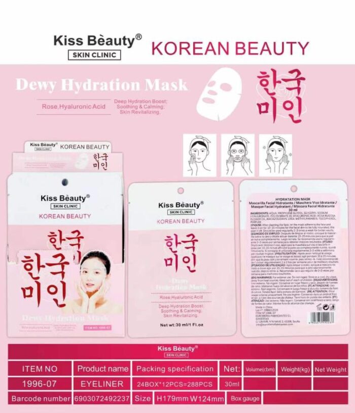 Mascarilla Facial 1uso Korean Beauty
