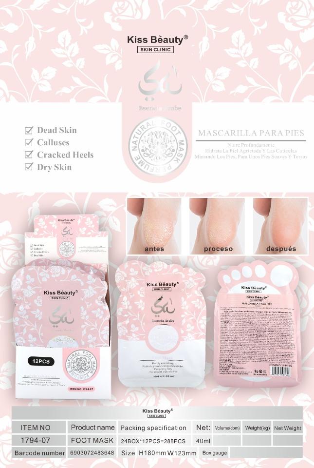 Mascarilla Pies Yara